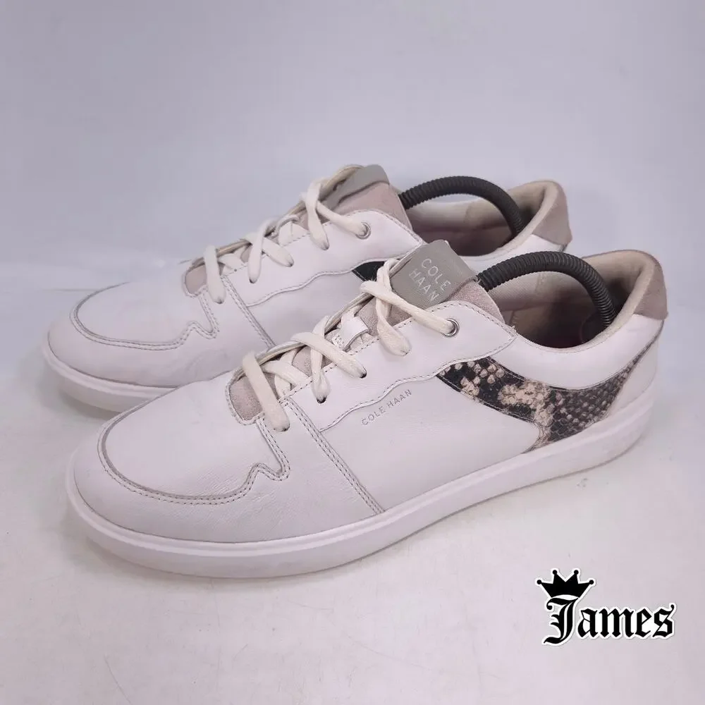 Cole Haan Grand Crosscourt Lace Up Tennis Shoe Womens Size 11 W25206 White